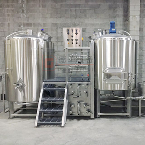 1000L commerciële volledig geïsoleerde geautomatiseerde bierbrouwerij mashing tun te koop